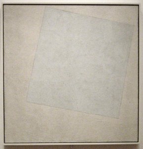 Composizione suprematista: bianco su bianco da Kazimir Severinovich Malevich